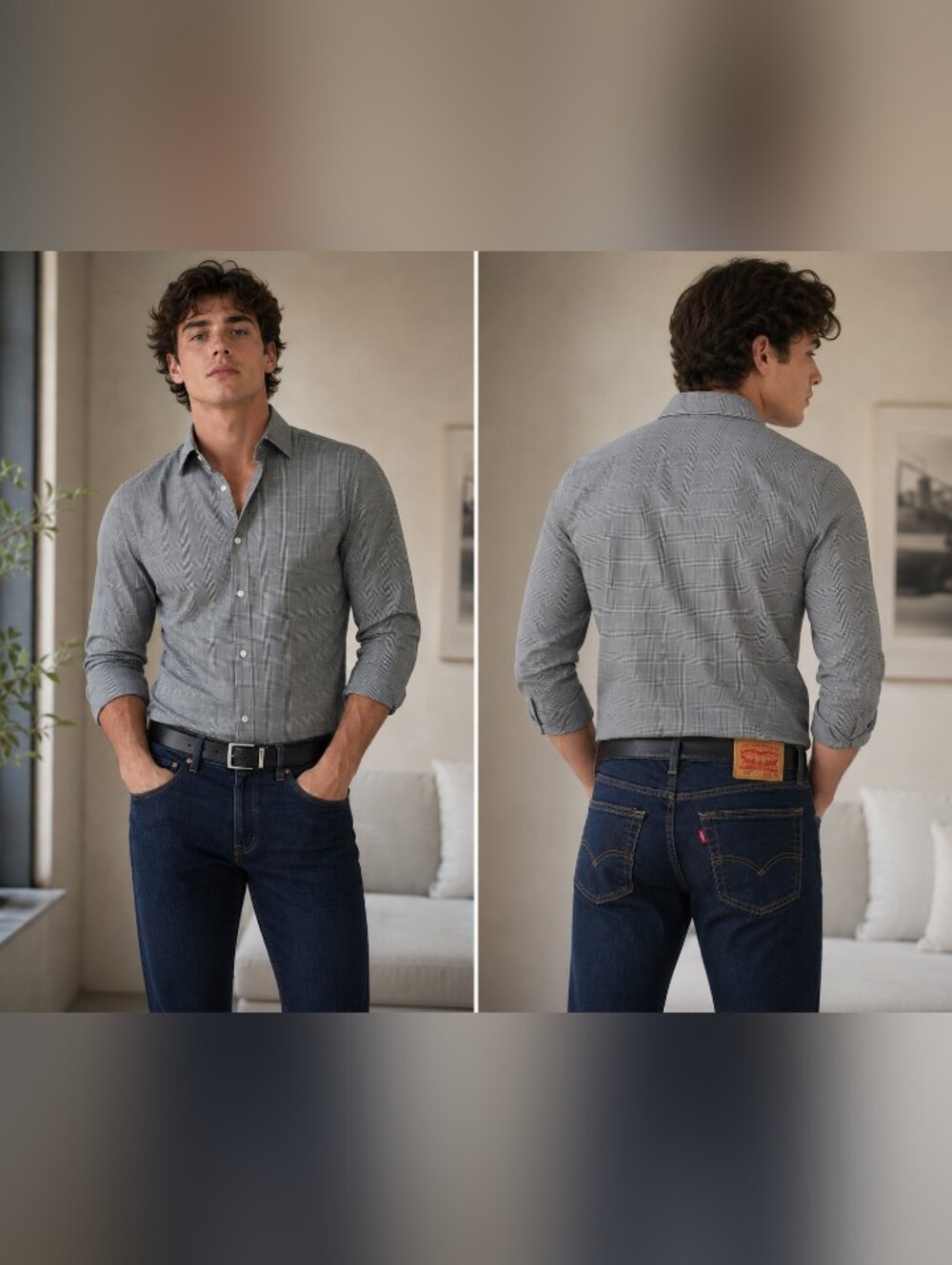 Levi's 511 Slim Fit Jeans W32 L34 Dark Wash Excellent Used